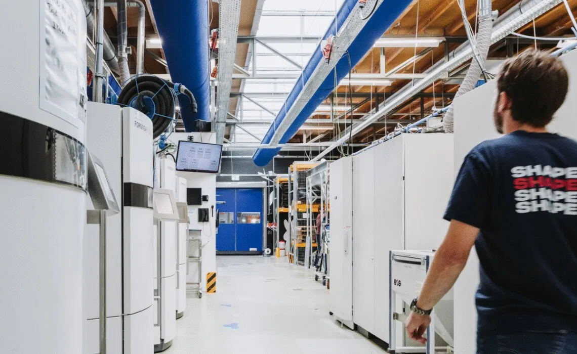 3D printing production environment